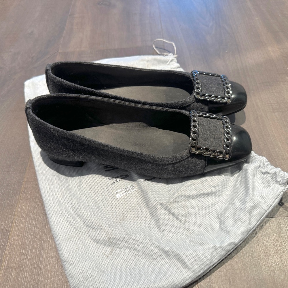 Stuart Weitzman Flats Buckle Slip-On